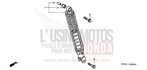 REAR CUSHION FES250X de 1999